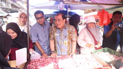 Satgas Pangan Polda Kepri Sidak Stok Bahan Pokok di Pasar Menjelang Ramadhan 
