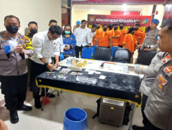 Ditresnarkoba Polda Kepri Musnahkan Sabu dan Ekstasi dari 11 Tersangka 