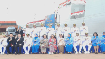 TNI AL Delivery Ceremony KRI Bung Hatta-370 di PT KAS Batam