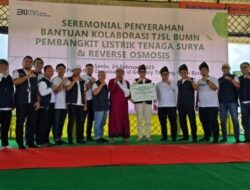 Kolaborasi Bersama 23 BUMN, PLN Batam Bangun RO Air Laut dan PLTS di Ponpes Darussalam Al-Gontory