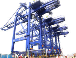 Wakil Kepala BP Batam Tinjau Persiapan Pengoperasian 4 STS Crane dari China