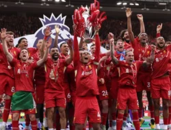 Selebrasi Liverpool di Anfield Usai Bermain Imbang Kontra Crystal Palace