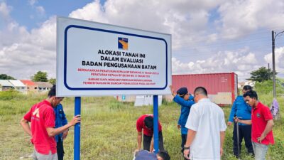 Dorong Efektivitas Alokasi Tanah, BP Batam Tindak Tegas Lahan Terbengkalai