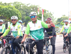 Fun Bike HUT Bhayangkara ke 79 Polda Kepri di Karimun Meriah 