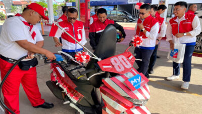 HUT RI ke 80, Pertamina Patra Niaga Sumbagut Beri Promo dan Aktivasi Spesial Agustus