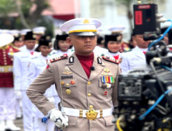 AKP Raden Bimo, Kapolsek Batu Aji Yang Pimpin Paskibraka HUT Kemerdekaan RI ke 80 di Istana Merdeka 