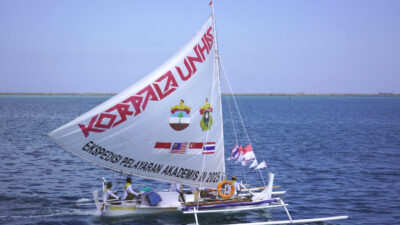 Ika Unhas Sambut Tim Ekspedisi Pelayaran Unhas Setelah 39 Melintasi Samudra