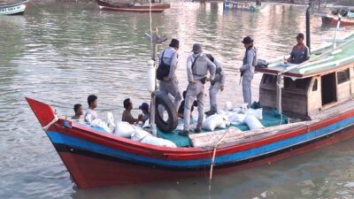 Bakamla RI Bongkar Praktik Ilegal Kolektor Pasir Timah di Babel