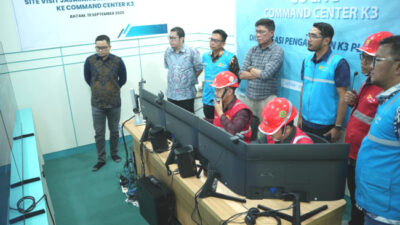 Direksi PLN Batam Tinjau Command Centre K3, Dorong Digitalisasi Pengawasan Keselamatan Kerja
