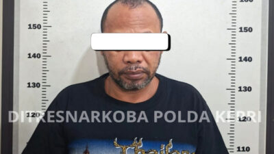 Pria di Batam Dibekuk Ditresnarkoba dengan 100 Gram Sabu Dalam Hotel