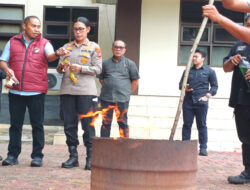 Polda Kepri Musnahkan Sabu Ekstasi dan Vape Etomidate, 3.414 Jiwa Terselamatkan