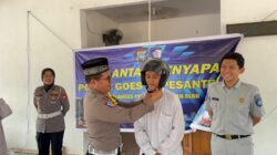 Police Goes To Pesantren, Santri Darul Falah Nongsa Dapat Helm & Edukasi Lalu Lintas
