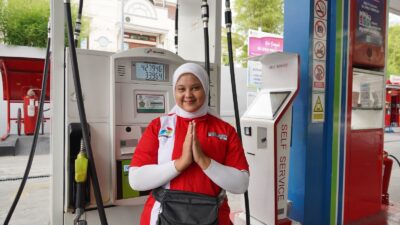 Pertamina Patra Niaga Sumbagut Jaga Layanan Energi, Operator SPBU Tetap Bertugas di Hari Raya