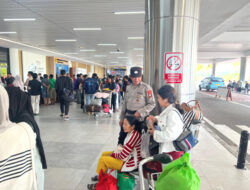 Polda Kepri Amankan Arus Balik Mudik di Bandara Batam