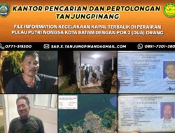 Kapal Tenggelam saat Mancing di Perairan Pulau Putri, Dua Nelayan Selamat Usai Berjuang di Laut