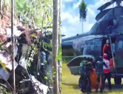 Semua Kru dan Penumpang Helikopter Jatuh di Sekadau Tewas, Tim SAR Gabungan Berhasil Evakuasi Seluruh Korban