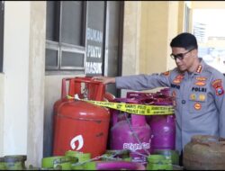 Polresta Banyuwangi Bongkar Dua Sindikat Pengoplos LPG 3 Kg Yang Libatkan Pangkalan Resmi Pertamina