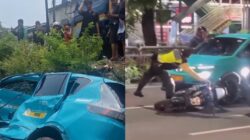 Usai Jadi Biang Kerok Kecelakaan Kereta Api di Bekasi, Taksi Green SM Kembali Bikin Ulah