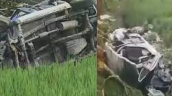 Mobil Pengantar Jemaah Calon Haji Tertemper KA Argo Bromo Anggrek di Grobogan, 4 Orang Tewas Termasuk Balita