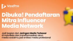 Promedia Group Buka Pendaftaran Mitra Influencer Media Network, Creator Pemula hingga Profesional Wajib Intip!
