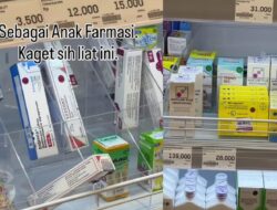 Heboh Obat Keras Terang-terangan Dijual di Etalase Toko Ritel, Pengunggah Video Ungkap Tak Ada Apoteker yang Berjaga
