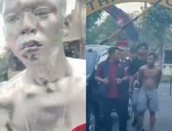 Polisi Tangkap Manusia Silver yang Viral karena Todongkan Pisau ke Pengendara Mobil