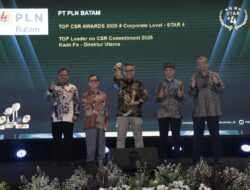 PLN Batam Raih Penghargaan TOP CSR Awards 2026 dan TOP Leader on CSR Commitment 2026