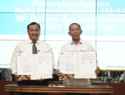 BP Batam dan UMRAH Jalin Nota Kesepahaman, Perkuat Kajian dan Inovasi Kemaritiman