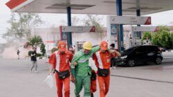Pertamina Sumbagut Tingkatkan Kesiapsiagaan Tanggap Darurat Lewat Simulasi Penanggulangan Keadaan Darurat di SPBU