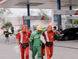 Pertamina Sumbagut Tingkatkan Kesiapsiagaan Tanggap Darurat Lewat Simulasi Penanggulangan Keadaan Darurat di SPBU