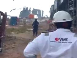 Angin Puting Beliung Hancurkan Atap Shelter, Pekerja Panik Pertanyakan Kualitas Konstruksi