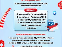 Pertamina Patra Niaga Semarakkan HUT ke-81 RI Melalui MyPertamina Berbagi Hadiah Kemerdekaan di 24 SPBU