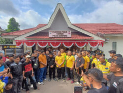 Ratusan Pengemudi Online Datangi Polsek Sekupang Apresiasi Gerak Cepat Kasus Perampasan Motor