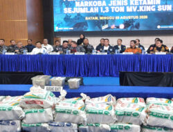 1,3 Ton Ketamin Senilai Rp2,7 Triliun Disita dari KM King Sun, Delapan WNA Diciduk TNI AL