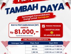 Sambut HUT ke-81 RI, PLN Batam Hadirkan Promo MERDAYA, Tambah Daya Listrik Cukup Rp81 Ribu