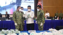 TNI AL Musnahkan 1,3 Ton Ketamine Hasil Penindakan di Laut Kepri