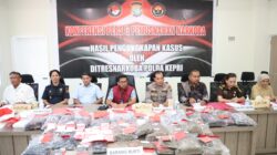 Ditresnarkoba Polda Kepri Musnahkan Barang Buki 26 Perkara Narkotika