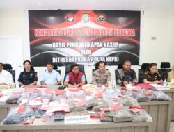Ditresnarkoba Polda Kepri Musnahkan Barang Buki 26 Perkara Narkotika