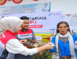 Pertamina Patra Niaga Dorong Pemulihan Pasca Erupsi Gunung Sinabung di Karo