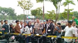 Polresta Barelang Bekuk 4 Pelaku Curanmor, 40 Unit Motor Hasil Curian Disita