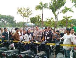 Polresta Barelang Bekuk 4 Pelaku Curanmor, 40 Unit Motor Hasil Curian Disita