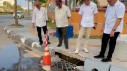 Kurangi Durasi Genangan, BP Batam Uji Sistem Subdrain di Batam Center
