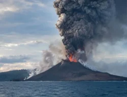 Anak Krakatau Kembali Erupsi, Ada Larangan Mendekat Radius 3 KM